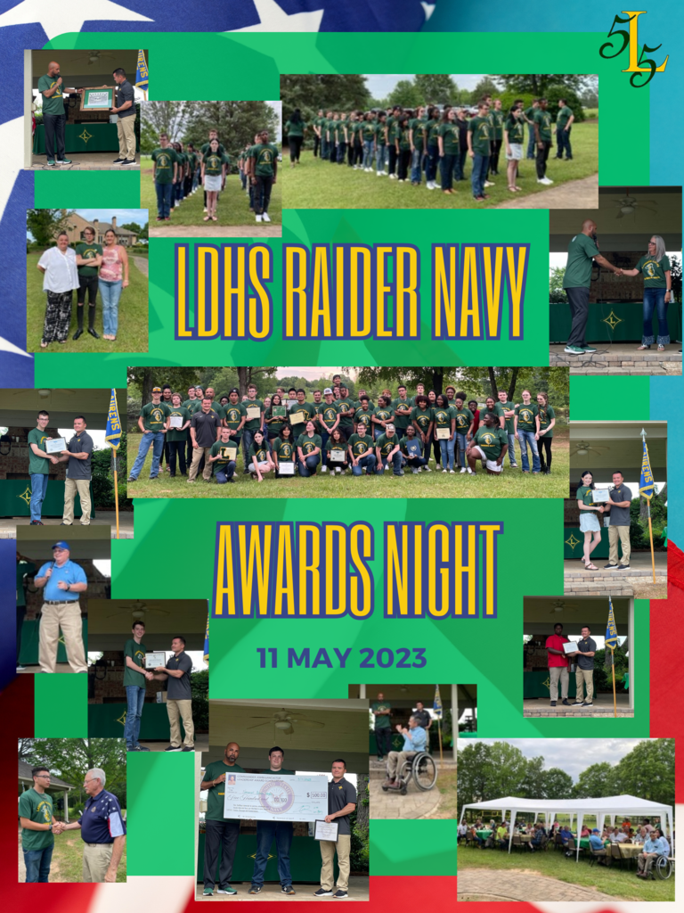 LDHS Raider Navy Awards Night 11 May 2023
