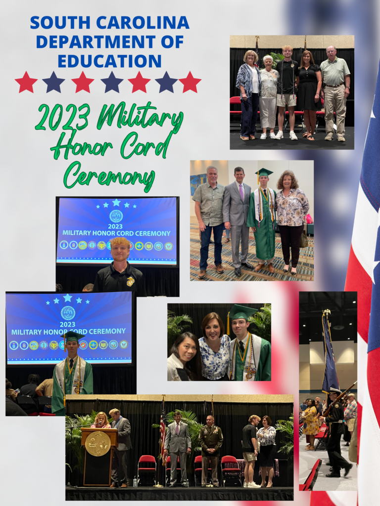 South Carolina Department of Education 2023 Military Honor Cord Ceremony