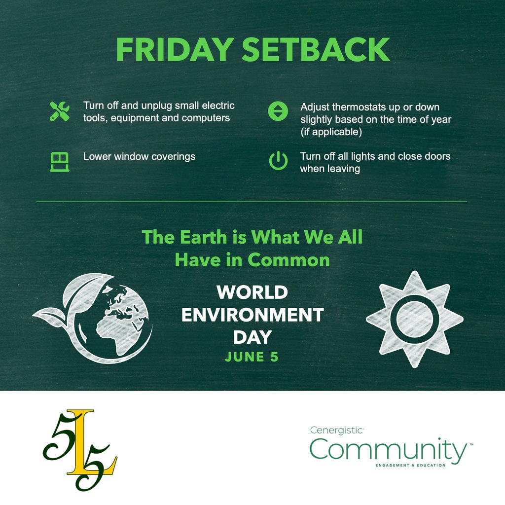 Friday Setback. The Earth is What We All Have in Common. World Environment Day. June 5, 2023.