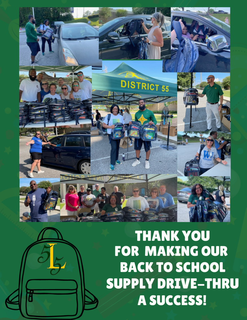 Thank you for making our Back to School Supply Drive-Thru a success!