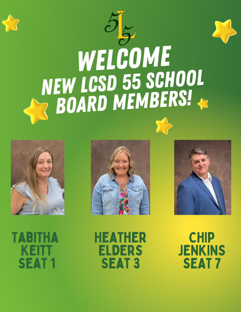 Welcome New Laurens COunty School DIstrict 55 New Board Members! Left: Tabitha Keitt, Middle: Heather Elders, Right: Chip Jenkins
