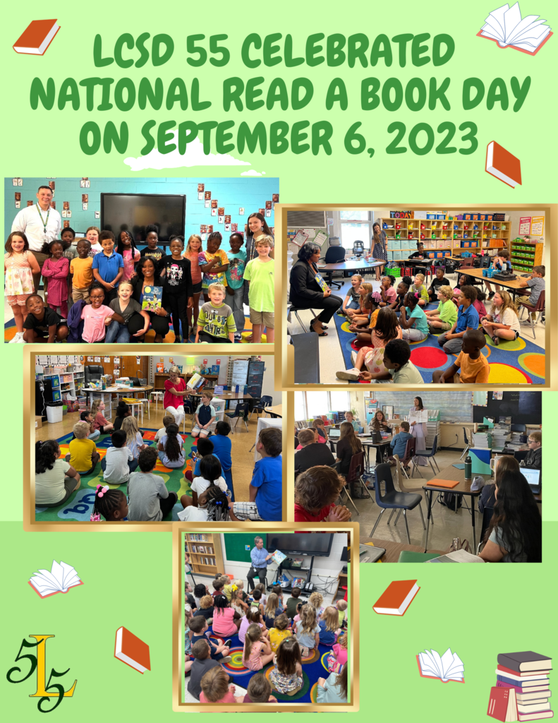 LCSD 55 Celebrated National Read A Book Day on September 6, 2023