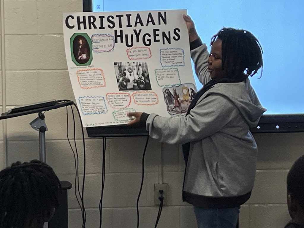poster on CHristiaan huygens