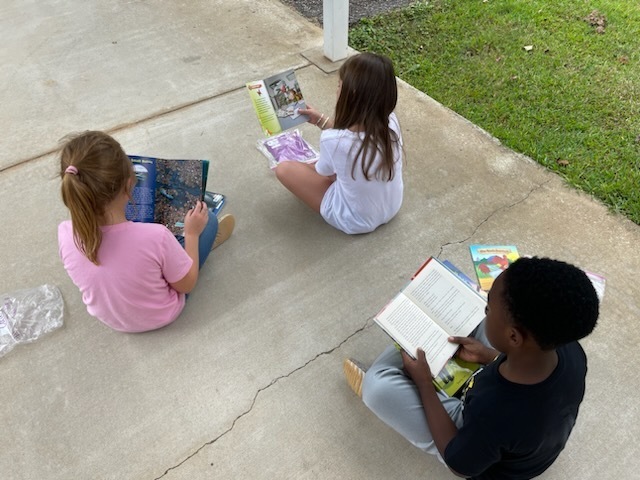 sidewalk reading
